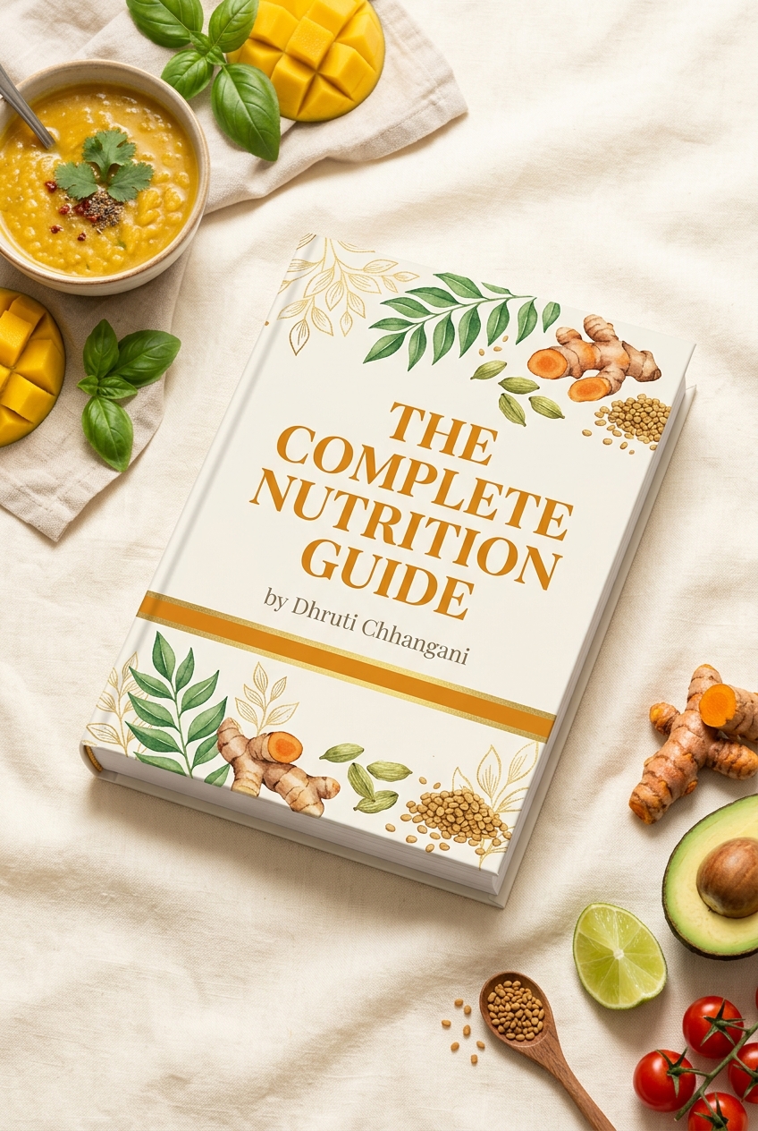 Dhruti Chhangani Complete Nutrition Guide E-book cover
